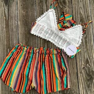 SHEIN Vaycay Collection Shorts Outfit NWT - Size XL